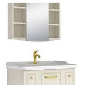 Kale Arte Plus 65 Cm Mat Krem Banyo Dolabı