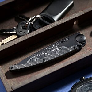 Deejo 37g, Carbon Fiber / Café Racer Çakı