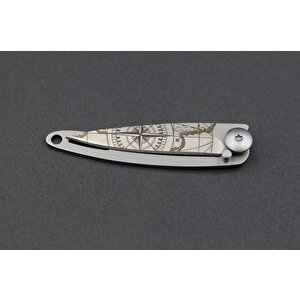 Deejo 15g, Pocket Knife, Titanium Naked, Terra Incognita, Cable Çakı