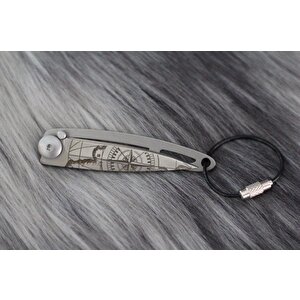 Deejo 15g, Pocket Knife, Titanium Naked, Terra Incognita, Cable Çakı
