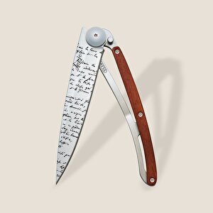 37g, Coral Wood / Manuscript Çakı