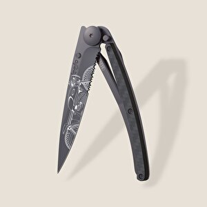 Serrated 37g, Carbon Fiber / Café Racer Çakı