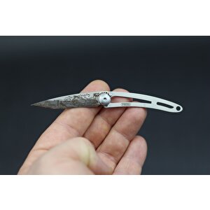 Deejo 15g, Pocket Knife, Titanium, Van Life Çakı