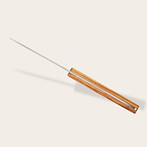 6 Deejo Steak Knives Serrated, Olive Wood Bıçak Seti