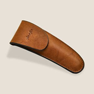 37g Belt Leather Sheath, Natural Çakı Kılıfı