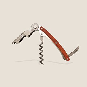 Waiter's Knife, Coral Wood Tirbuşon