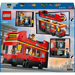 Lego City 60407 Kırmızı İki Katlı Gezi Otobüsü (384 Parça)