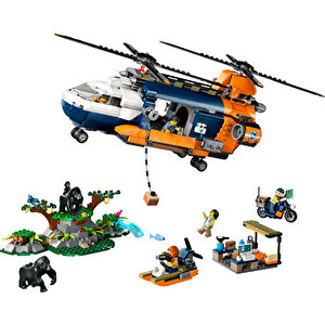 City 60437 Orman Kaşifinin Helikopteri Kamp Yerinde (881 Parça)
