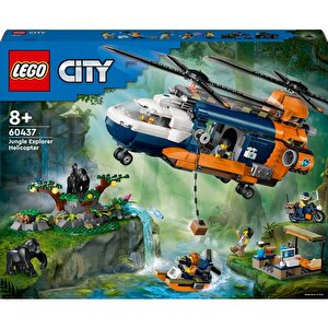 City 60437 Orman Kaşifinin Helikopteri Kamp Yerinde (881 Parça)