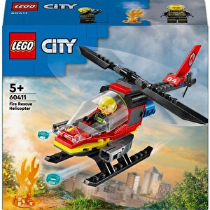 Lego City 60411 İtfaiye Kurtarma Helikopteri (85 Parça)