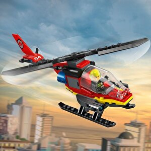 Lego City 60411 İtfaiye Kurtarma Helikopteri (85 Parça)