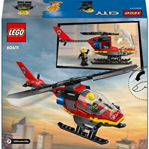 Lego City 60411 İtfaiye Kurtarma Helikopteri (85 Parça)