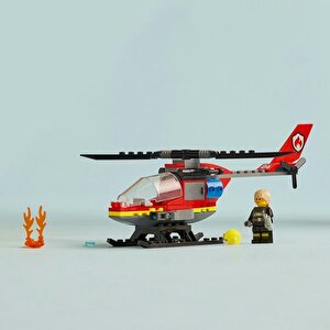 Lego City 60411 İtfaiye Kurtarma Helikopteri (85 Parça)