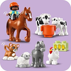 Lego Duplo 10416 Kasabası Çiftlikte Hayvanların Bakımı (74 Parça)