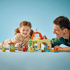 Lego Duplo 10416 Kasabası Çiftlikte Hayvanların Bakımı (74 Parça)
