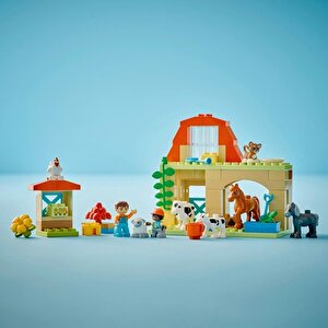 Lego Duplo 10416 Kasabası Çiftlikte Hayvanların Bakımı (74 Parça)