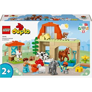 Lego Duplo 10416 Kasabası Çiftlikte Hayvanların Bakımı (74 Parça)