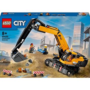 Lego City 60420 Sarı İnşaat Ekskavatörü (633 Parça)