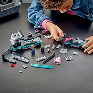 Lego City 60406 Yarış Arabası Ve Araba Taşıyıcı Kamyon (328 Parça)