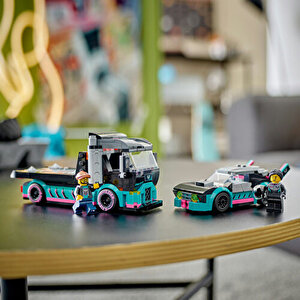 Lego City 60406 Yarış Arabası Ve Araba Taşıyıcı Kamyon (328 Parça)