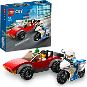 City 60392 Polis Motosikleti Araba Takibi (59 Parça)