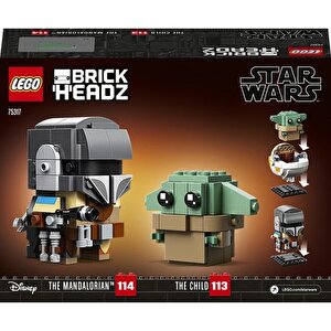 Lego Star Wars 75317 Brickhead Mandalorian  (295 Parça)