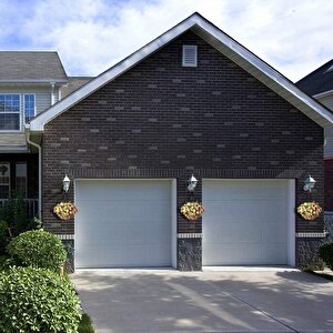 Yapay Çiçek Sarkaç Askılı Makreme Sepette Pembe Yabangülü Çiçek Sepeti