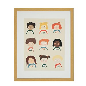 Çerçeveli Kanvas Tablo 30*40 Cm Ak.tbl0386