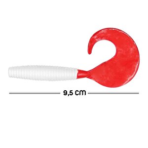 Savage Yumy 9.5 Cm Kırmızı-beyaz Silikon Kurt 5'li (460-o-18095)