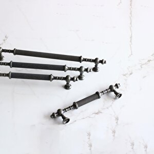 Ladin Antik Gümüş Metal Kulp Kulpu 224 Mm Mobilya Çekmece Mutfak Dolabı Dolap Kapak Kulpları Kulbu
