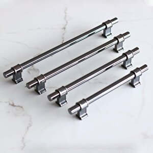 Hisar Füme Düz Metal Kulp 128 Mm Mobilya Çekmece Mutfak Dolabı Dolap Kulpları Kulpu Kulbu