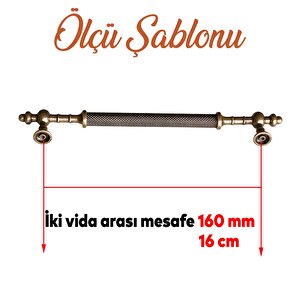Ladin Eskitme Antik Sarı Metal 160 Mm Mobilya Mutfak Çekmece Dolap Dolabı Kulpu Kulbu Kulpları