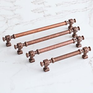 Talas Eskitme Antik Bakır Düz Metal 224 Mm 22.4 Cm Mobilya Mutfak Dolabı Dolap Kulpu Kulbu Kulpları