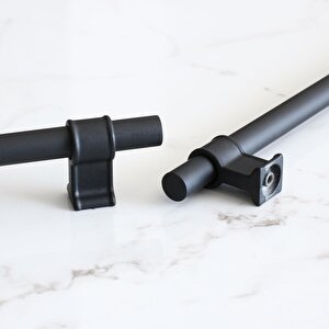 Hisar 192 Mm Siyah Kulp Mobilya Çekmece Mutfak Dolap Kapak Dolabı Kulbu Kulpları Kulpu Metal 19.2 Mm