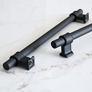 Hisar 192 Mm Siyah Kulp Mobilya Çekmece Mutfak Dolap Kapak Dolabı Kulbu Kulpları Kulpu Metal 19.2 Mm