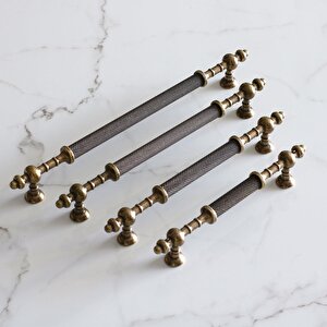 Ladin Antik Sarı Metal Kulp Kulpu 128 Mm Mobilya Çekmece Mutfak Dolabı Dolap Kapak Kulpları Kulbu