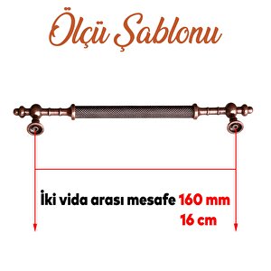 Ladin Eskitme Antik Bakır Metal 160 Mm Mobilya Mutfak Çekmece Dolap Dolabı Kulpu Kulbu Kulpları
