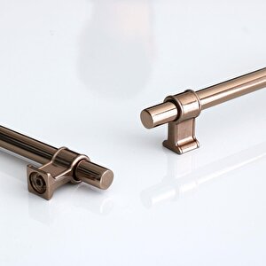 Hisar Bronz Metal Kulp 128 Mm-12.8 Cm Mobilya Dolap Mutfak Kapak Çekmece Dolabı Kulpları Kulbu Kulpu