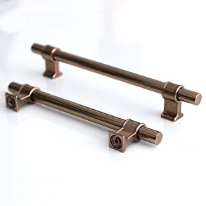 Hisar Bronz Metal Kulp 128 Mm-12.8 Cm Mobilya Dolap Mutfak Kapak Çekmece Dolabı Kulpları Kulbu Kulpu