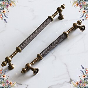 Ladin Eskitme Antik Sarı Metal 224 Mm Mobilya Mutfak Çekmece Dolap Dolabı Kulpu Kulbu Kulpları