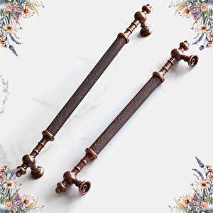 Ladin Antik Bakır Metal Kulp Kulpu 224 Mm Mobilya Çekmece Mutfak Dolabı Dolap Kapak Kulpları Kulbu