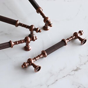 Ladin Antik Bakır Metal Kulp Kulpu 128 Mm Mobilya Çekmece Mutfak Dolabı Dolap Kapak Kulpları Kulbu