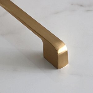 Arel Mat Altın Gold 128 Mm Mobilya Mutfak Kulp Çekmece Dolap Kulplar Kulpu Kulbu