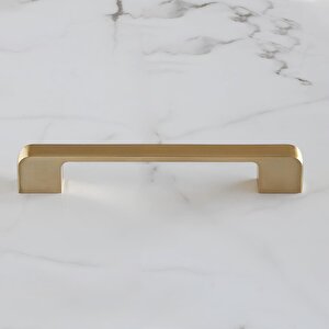 Arel Mat Altın Gold 128 Mm Mobilya Mutfak Kulp Çekmece Dolap Kulplar Kulpu Kulbu