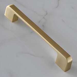 Arel Mat Altın Gold 128 Mm Mobilya Mutfak Kulp Çekmece Dolap Kulplar Kulpu Kulbu