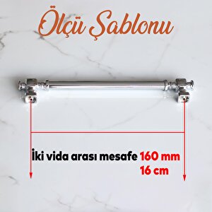 Talas Krom Düz Metal Kulp Kulpu 160 Mm Mobilya Çekmece Mutfak Dolabı Dolap Kulpları Kulbu
