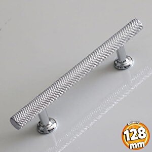 Doruk Kulp 128 Mm Krom Renk Mobilya Mutfak Çekmece Dolabı Dolap Kulpları Kapak Kulpu Kulbu Metal