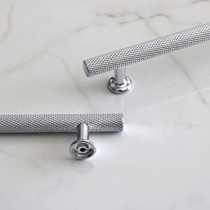 Doruk Kulp 128 Mm Krom Renk Mobilya Mutfak Çekmece Dolabı Dolap Kulpları Kapak Kulpu Kulbu Metal