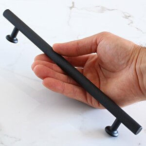 Doruk Kulp Mobilya Mutfak Dolabı Çekmece Dolap Kulpları Kapak Kulpu Kulbu Siyah 192 Mm Metal