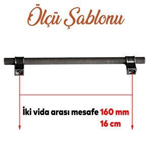 Hisar Eskitme Antik Gümüş Metal 160 Mm Tırtık Mobilya Mutfak Çekmece Dolap Kulpu Kulbu Kulpları